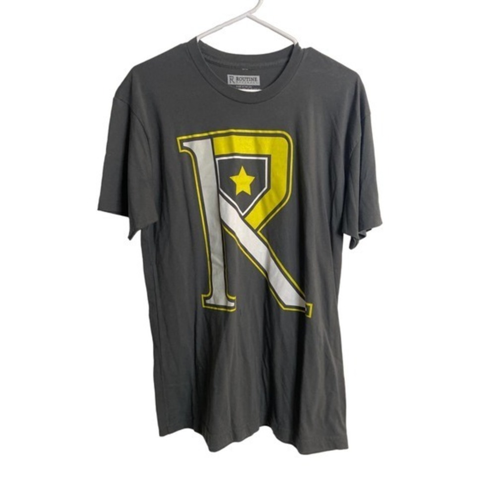 Men Shirts Large Gray